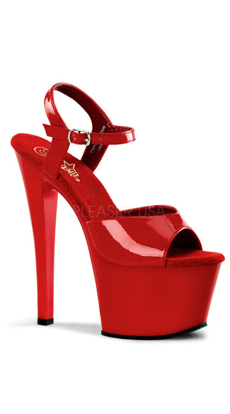 7" SPIKE HEEL PLATFORM SANDAL