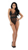 Exhilarate Strappy Mesh Teddy