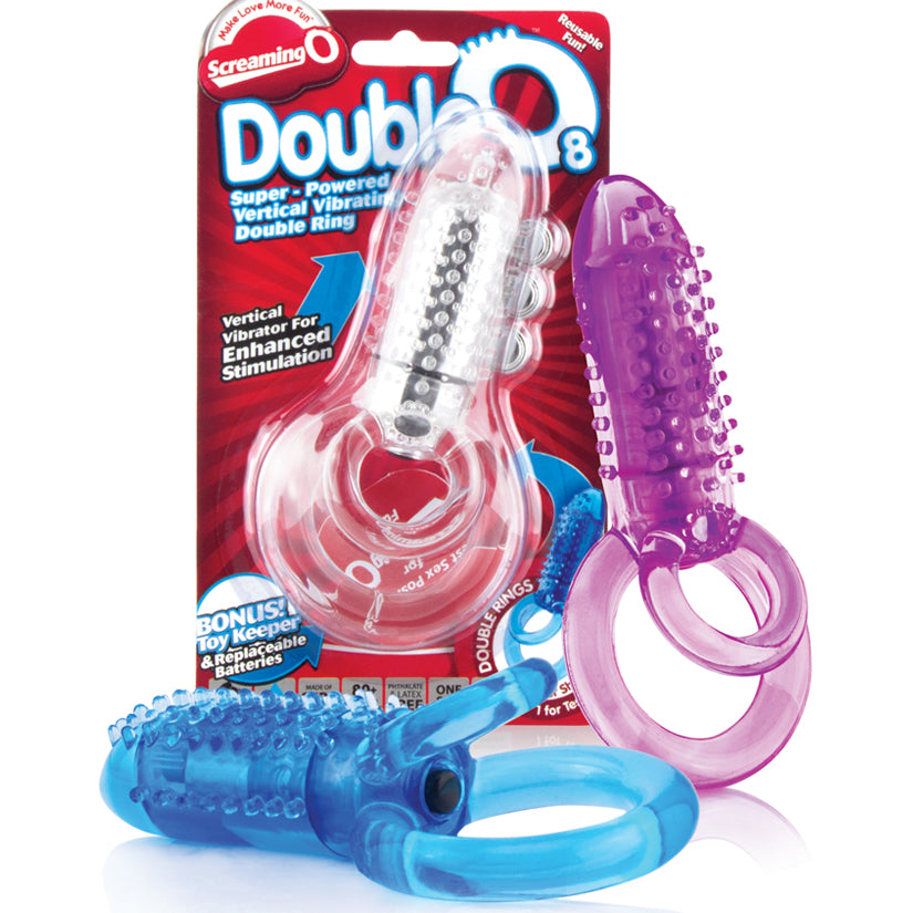 SCREAMING O YEAH VERTICAL VIBRATING COCK RING