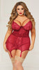 PLUS SIZE IN VOGUE CHEMISE SET
