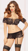 OFF-THE-SHOULDER CROCHET BRALETTE SET
