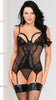 BODACIOUS LACE BUSTIER SET