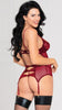 BODACIOUS LACE BUSTIER SET
