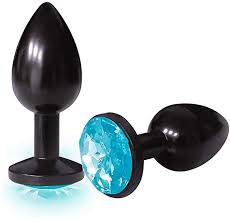 Icon Brands The Silver Starter Black Jeweled Plug