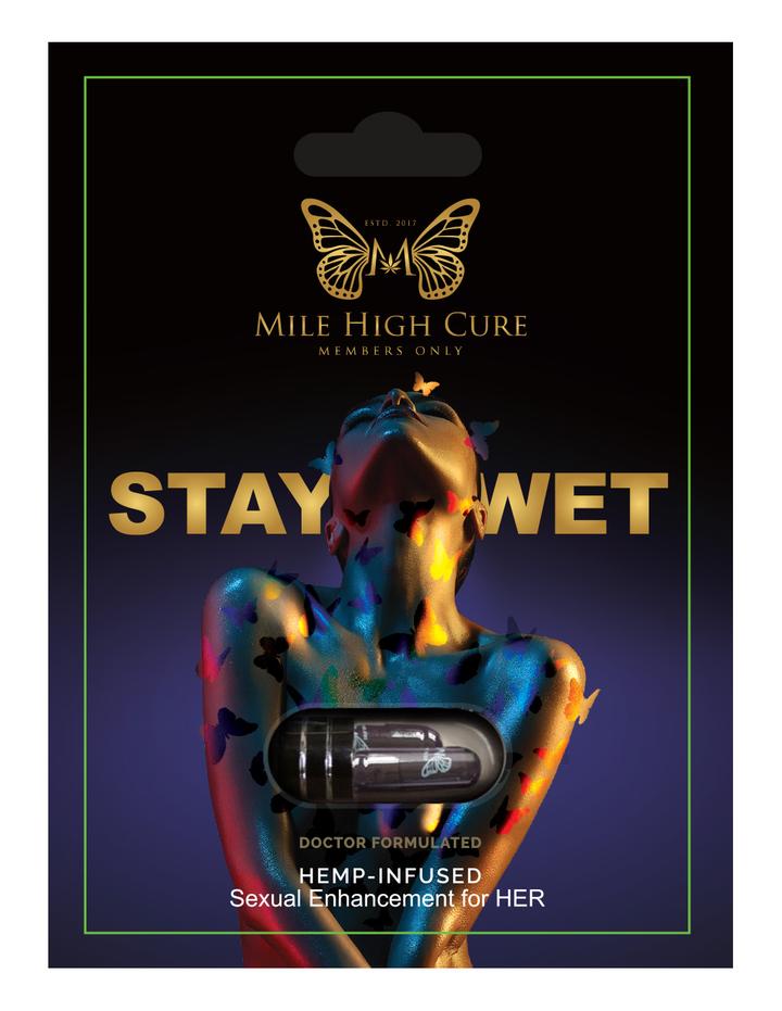 Stay Wet Hemp Infused Female Sexual Enhancement Supplement