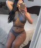 Rise and Shine Rhinestone Garter Belt