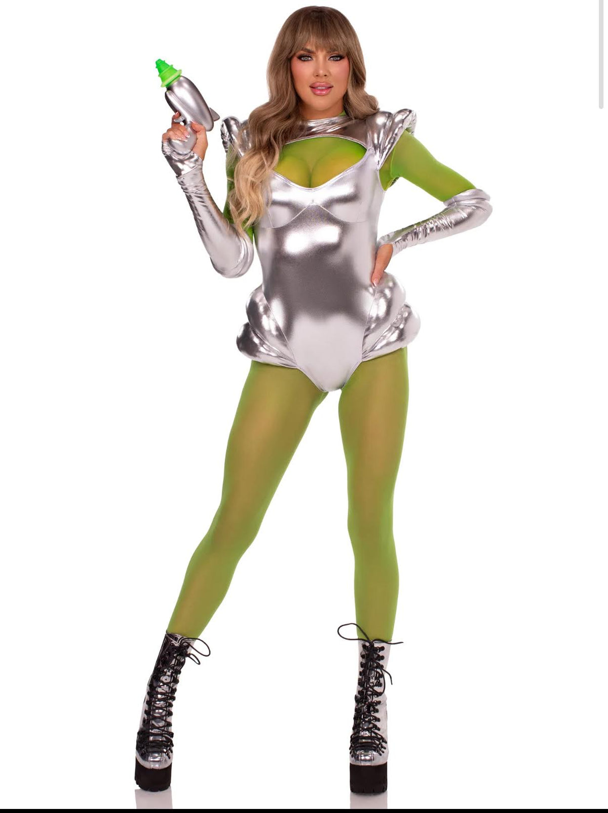Snap Crotch Sheer Bodysuit Set