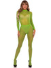 Snap Crotch Sheer Bodysuit Set