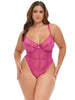 Julia Sheer Lace Teddy