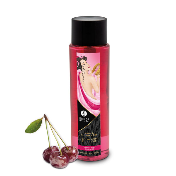 Shunga Bath & Shower Gel Frosted Cherry