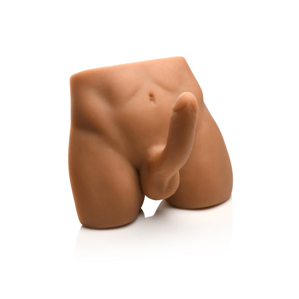 Jock Ass Masturbator W/ Poseable Dildo Medium