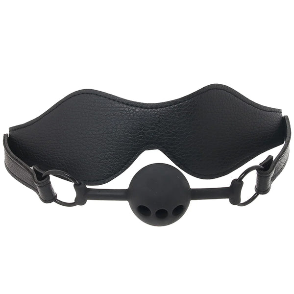 Nocturnal Collection Eye Mask & Breathable Ball Gag