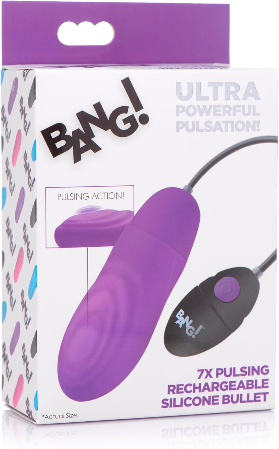 7X Pulsing Rechargeable Silicone Vibrator