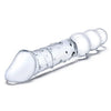 12" DOUBLE ENDED GLASS DILDO