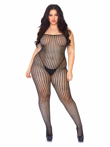 Plus Love Game Net Bodystocking