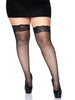 Pia Micro Net Stay Up Thigh High Fishnets