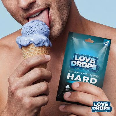 LOVE DROPS HARD  FOR HIM