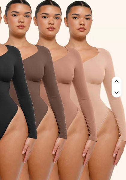 LONG SLEEVE SEAMLESS BODYSUIT
