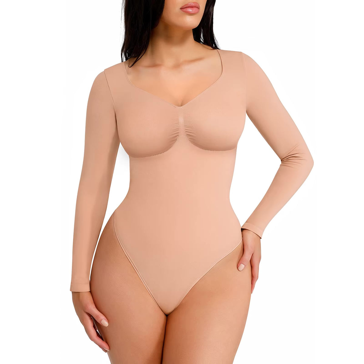 LONG SLEEVE SEAMLESS BODYSUIT
