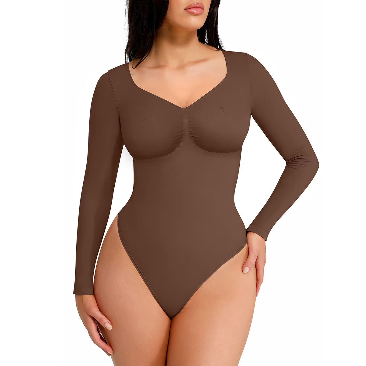 LONG SLEEVE SEAMLESS BODYSUIT