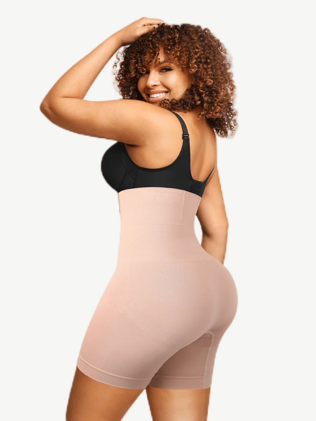 HIGH-WAISTED MID THIGH SHORT