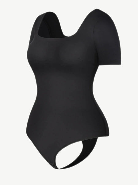 Square-Neck Short-Sleeve Bodysuit