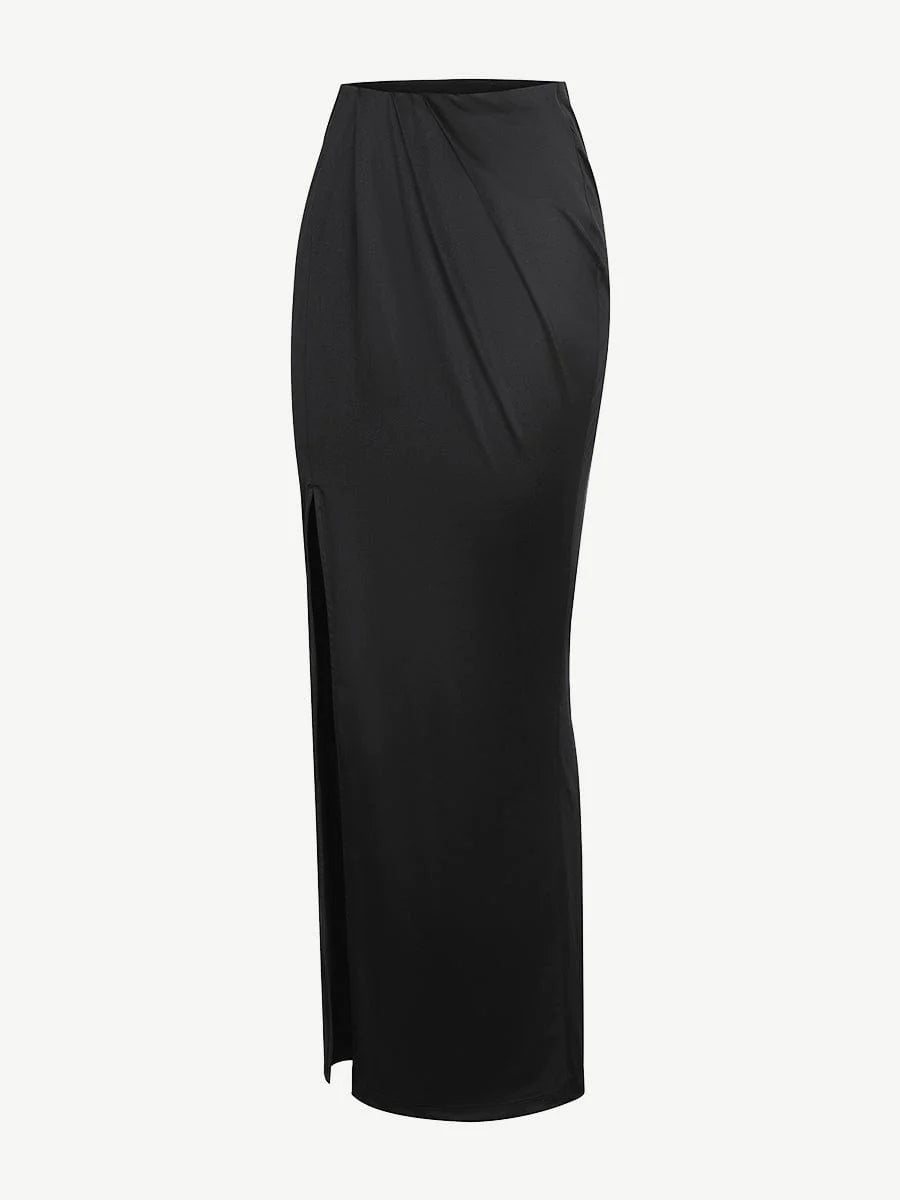 CORSET CAMI BODYSUIT Pleated Skirt Two-Piece Set