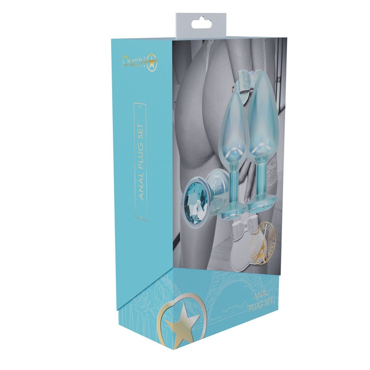Ouch! Paris Collection - METAL ANAL PLUG SET