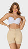 HIGH WAIST SHORTS W/ BUTT LIFTER & FULL ZIPPER