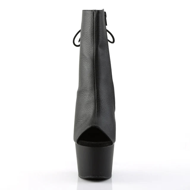 OPEN TOE AND BACK ANKLE BOOT