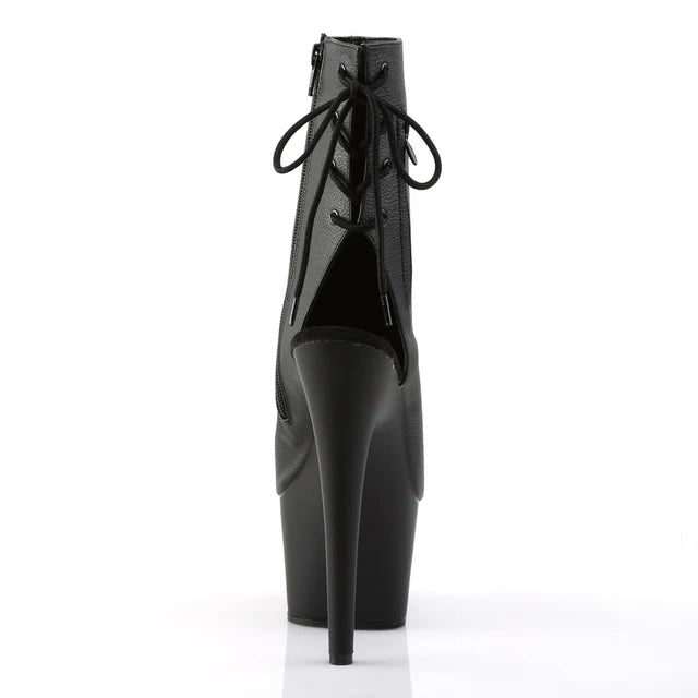 OPEN TOE AND BACK ANKLE BOOT