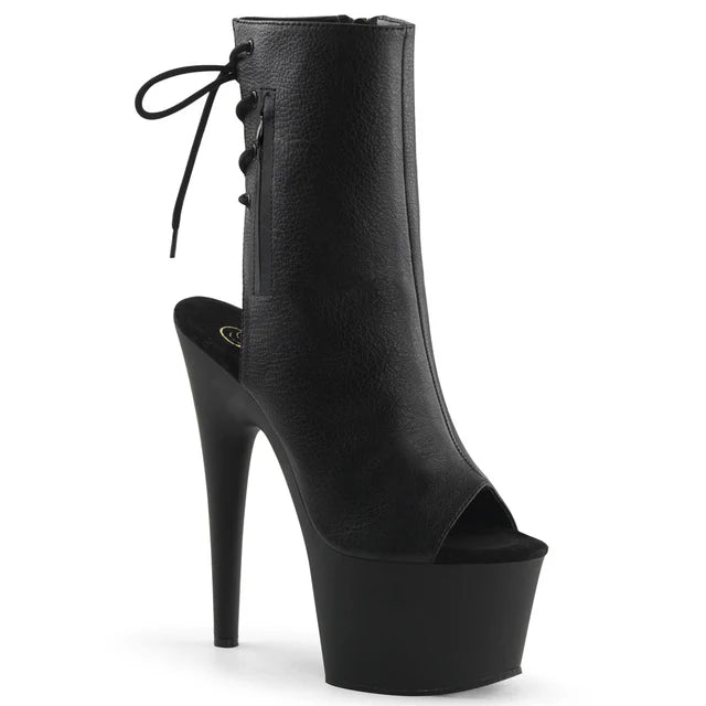 OPEN TOE AND BACK ANKLE BOOT
