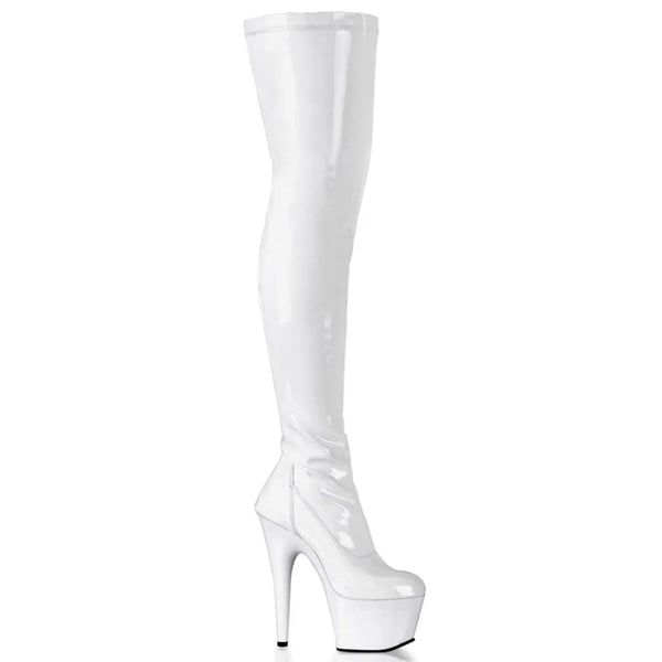 7" STILETTO THIGH HIGH BOOT HEEL
