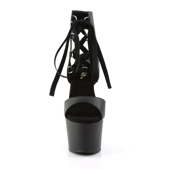 Stiletto Heel Platform Front Lace-Up