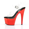 7"PLATFORM ANKLE STRAP SANDAL HEEL