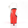 7"PLATFORM ANKLE STRAP SANDAL HEEL