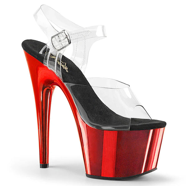 7"PLATFORM ANKLE STRAP SANDAL HEEL