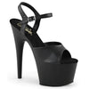 7" STILETTO HEEL MATTE BLACK