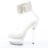 6" RHINESTONE  ANKLE CUFF HEEL