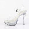 5" PLATFORM RHINESTONE HEEL