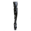 6" PEEP TOE PLATFORM THIGH HIGH