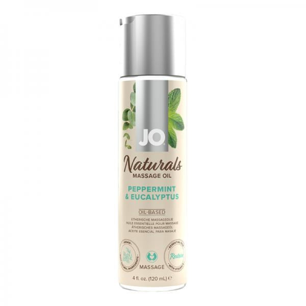 Jo Naturals peppermint & Eucalyptus massage oil