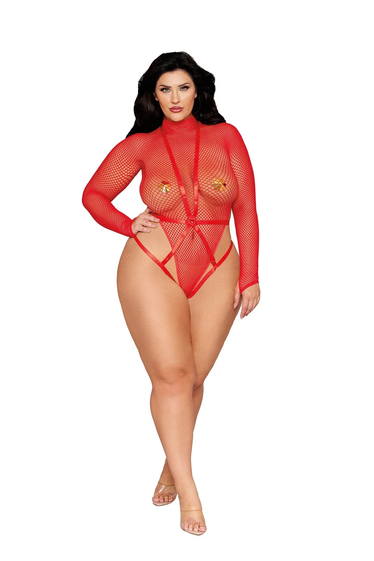 Plus Poinsetta Teddy & Harness