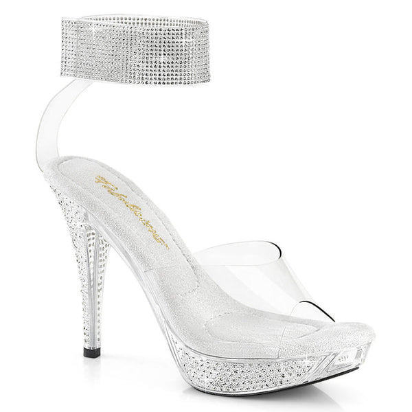Sandal w/Rhinestone Ankle Cuff