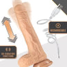 Dr. Grey Vanilla 7.75-Inch Long Rechargeable Thrusting & Vibrating Dildo