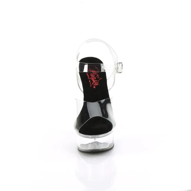EXCITE 6" CLEAR HEELS