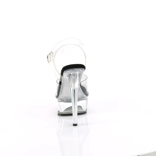 EXCITE 6" CLEAR HEELS