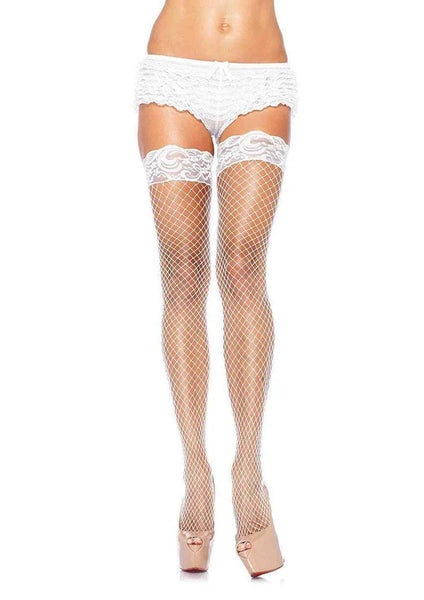 SPANDEX THIGH HIGH WITH STAY UP LACE TOP