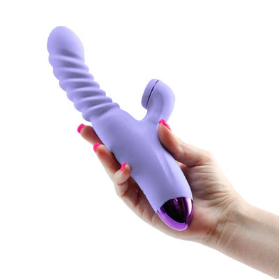 Luxe Nova Thrusting And Throbbing Dual Stimulator