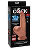 King Cock Plus  7" Triple Density Cock With Swinging Balls